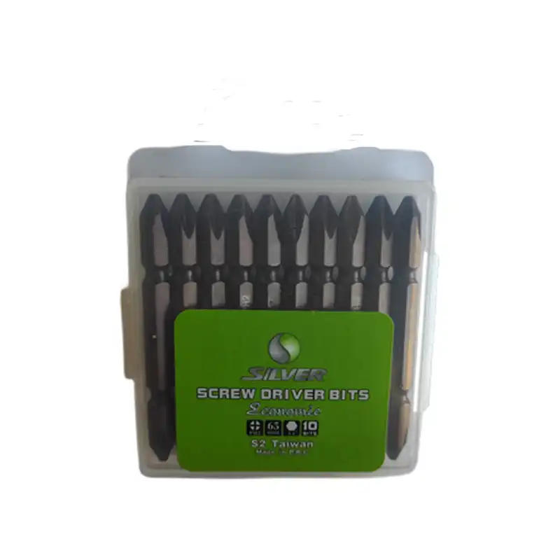 سری پیچ گوشتی دو سر چهار سو سیلور مدل economic مجموعه 10 عددی