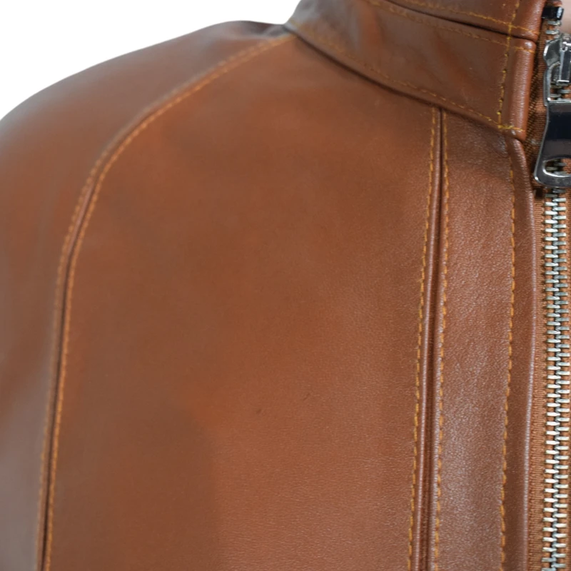 عکس شماره 42 : کت چرم مردانه چرمیران مدل شانون