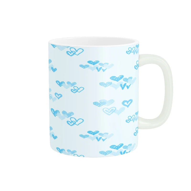 ماگ پادآفرین مدل فانتزی طرح قلب کد p9975