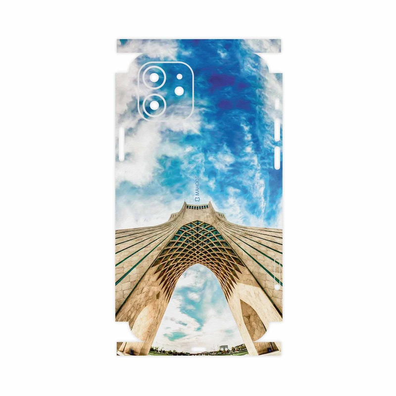 برچسب پوششی ماهوت مدل AZADI-Tower-FullSkin مناسب برای گوشی موبایل اپل iPhone 12