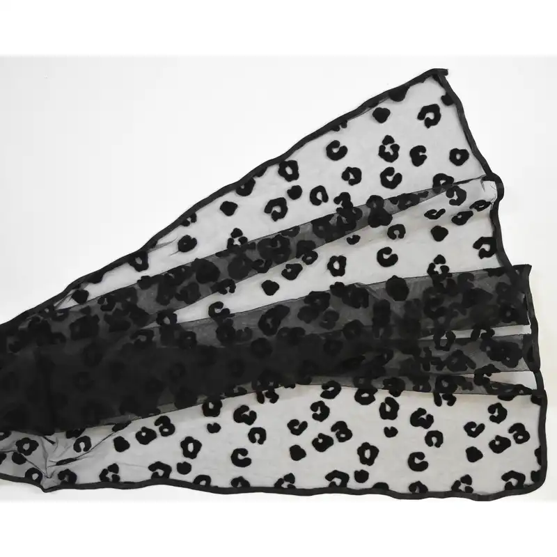 شال زنانه مدل شکوفه توری کد 08