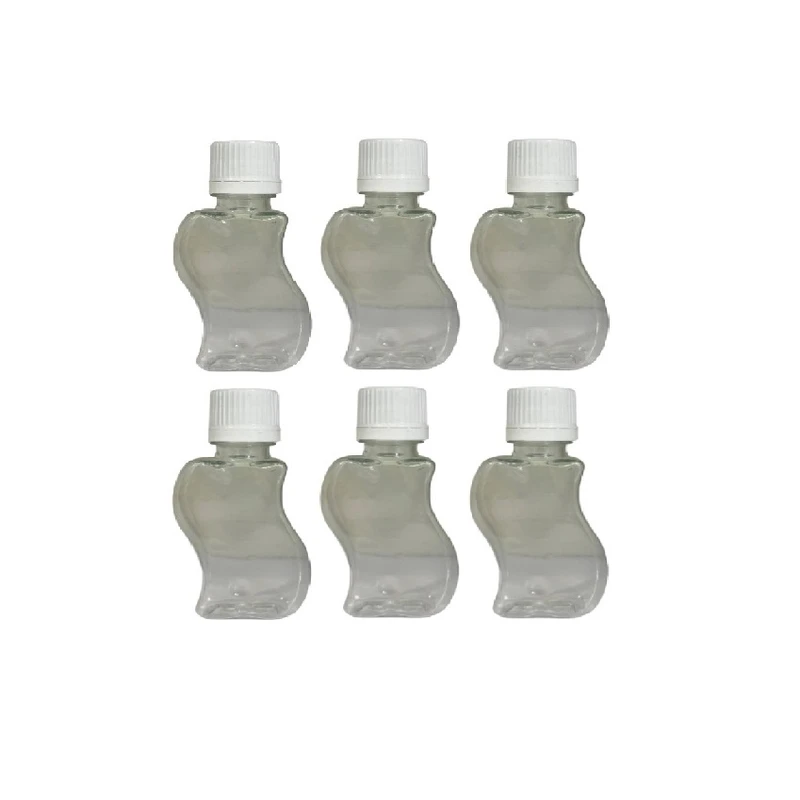بطری مدل پت قطره چکانی اس کد 30cc بسته 6 عددی