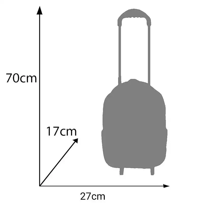 کوله پشتی چرخ دار مدل پرنسس ها کد mos3-11