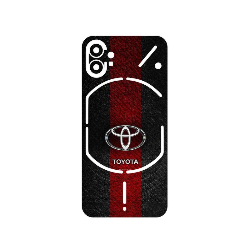 برچسب پوششی ماهوت مدل TOYOTA_Logo مناسب برای گوشی موبایل ناتینگ Phone 1