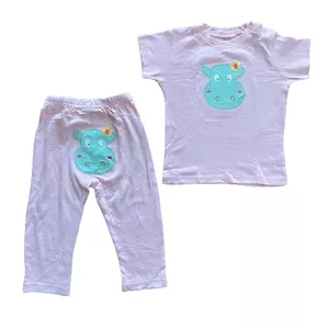 ست تی شرت و شلوار نوزادی کارترز مدل اسب آبی