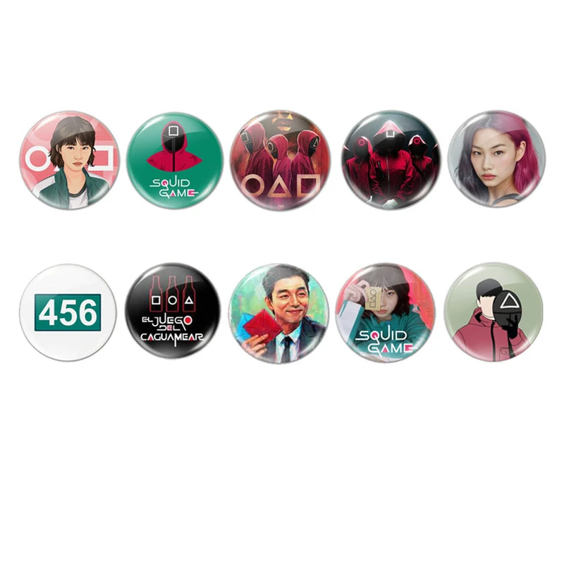  پیکسل طرح اسکویید گیم بسته 10 عددی 