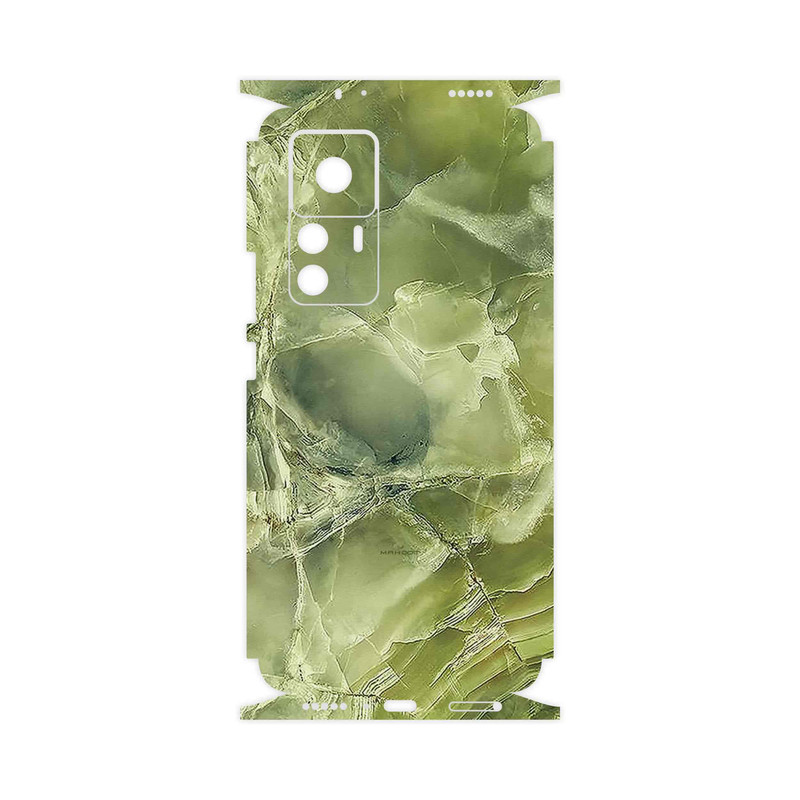 برچسب پوششی ماهوت مدل Green_Crystal_Marble-FullSkin مناسب برای گوشی موبایل شیائومی 12T Pro