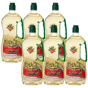 روغن زیتون تصفیه سرخ کردنی کارمیسن - 920 میلی لیتر مجموعه 6 عددی