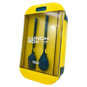 ظرف غذا مدل LUNCH BOX طرح مستطیلی کد 145