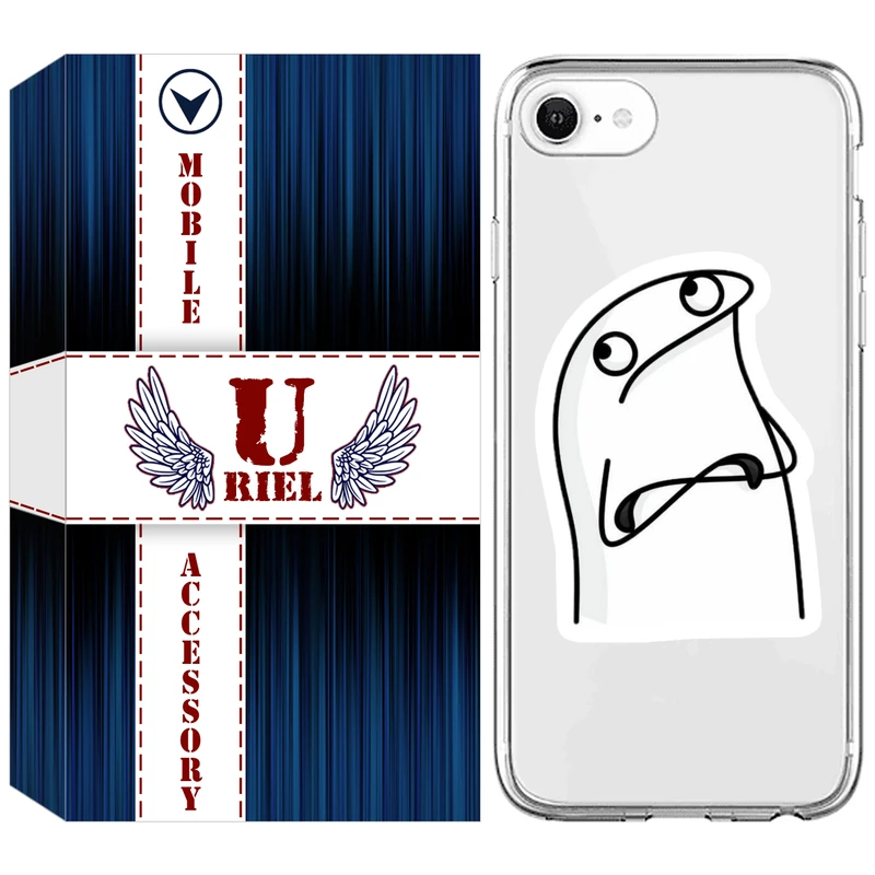 کاور یوریل مدل Clear کد 80 طرح کلافه مناسب برای گوشی موبایل اپل iPhone 7 / 8 / SE 2020 / SE 2022