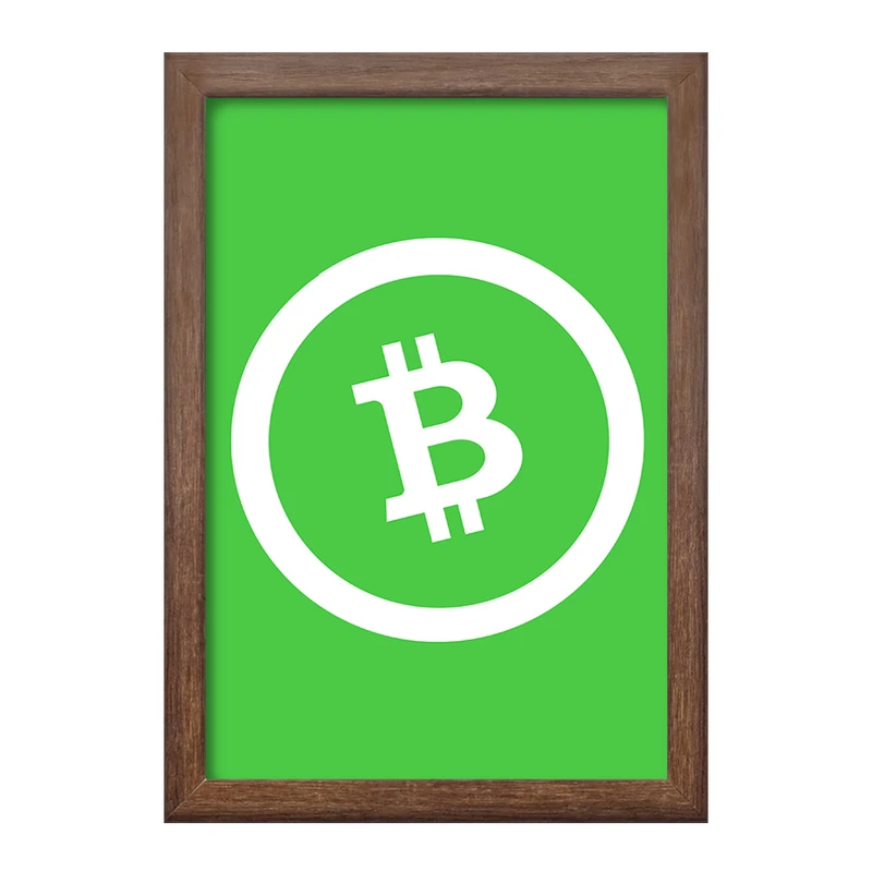 تابلو خندالو طرح ارز دیجیتال بیت کوین کش  کد 4053