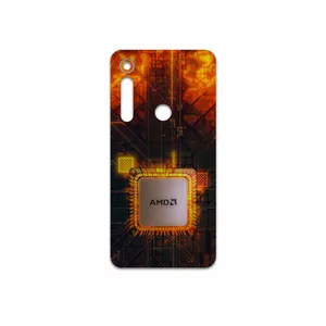 MAHOOT AMD Brand Cover Sticker for Motorola One Macro