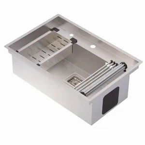 سینک ظرفشویی استیل توکار یک لگنه مدل پریمو 74