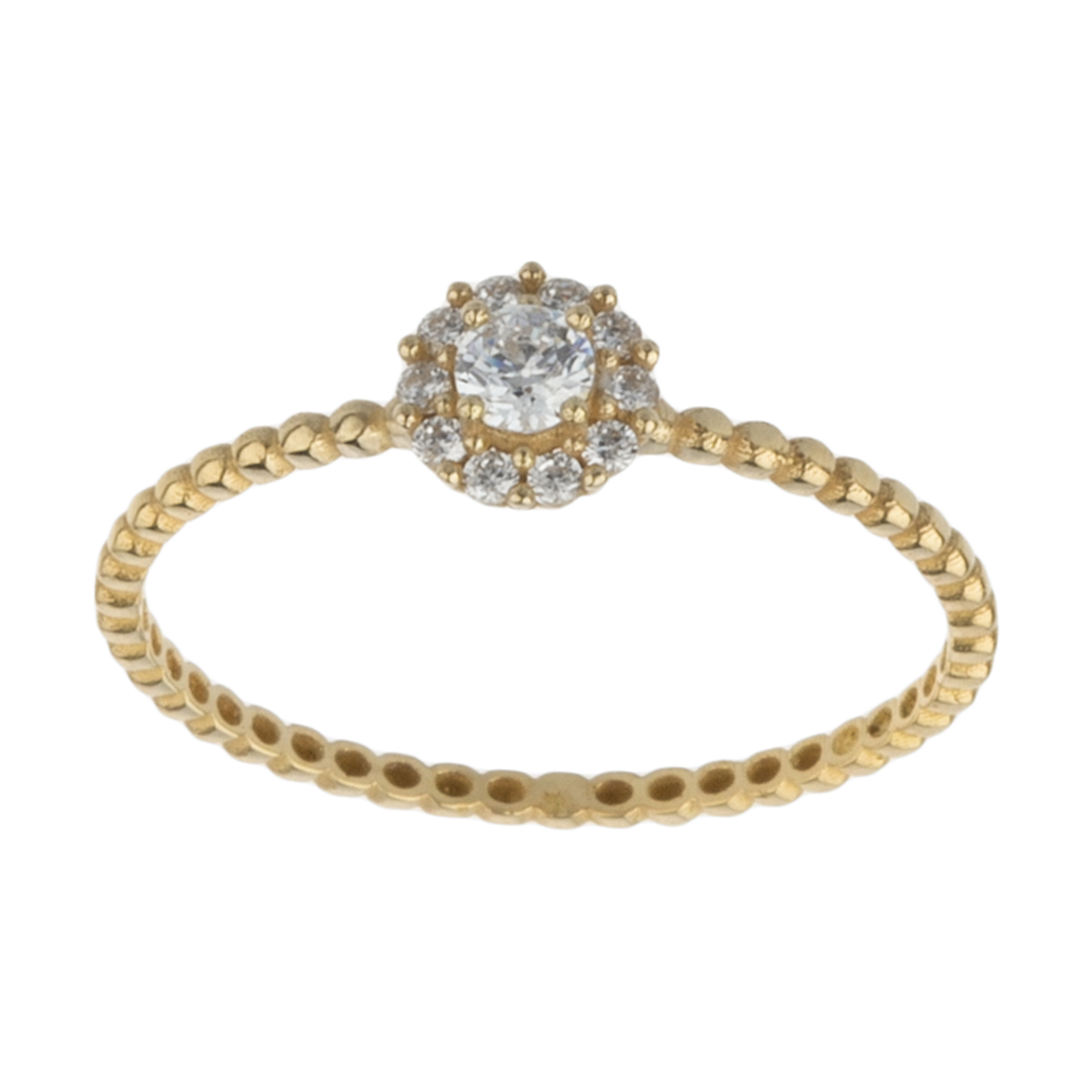 انگشتر طلا 18 عیار زنانه میو گلد مدل GD903-56