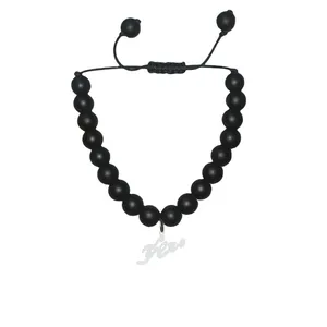 دستبند نقره هایکا طرح معصومه مدل n.ha1-223