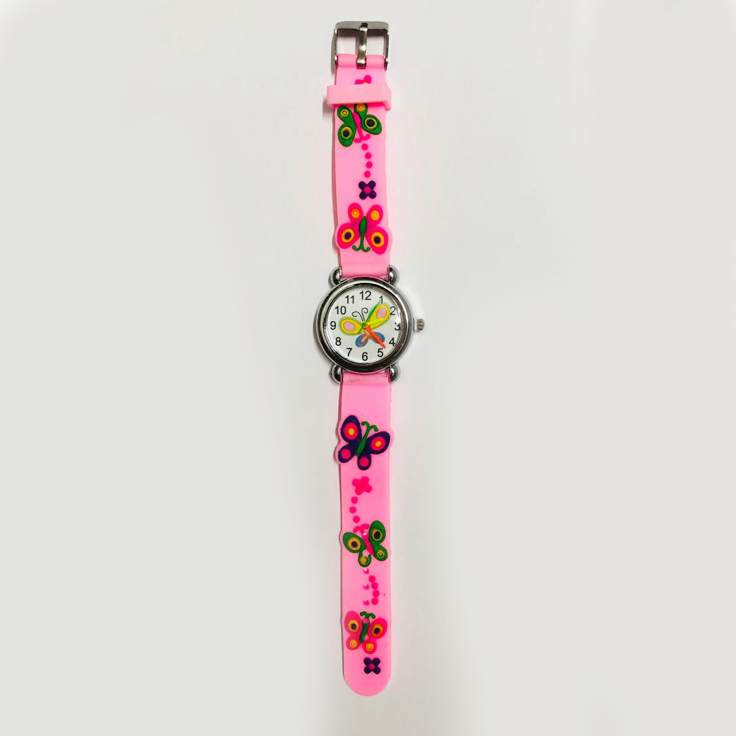 ساعت مچی عقربه ای دخترانه مدل پروانه ای