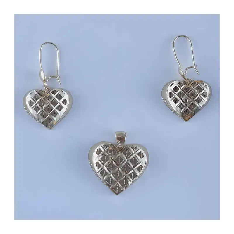 نیم ست زنانه مدل قلبی