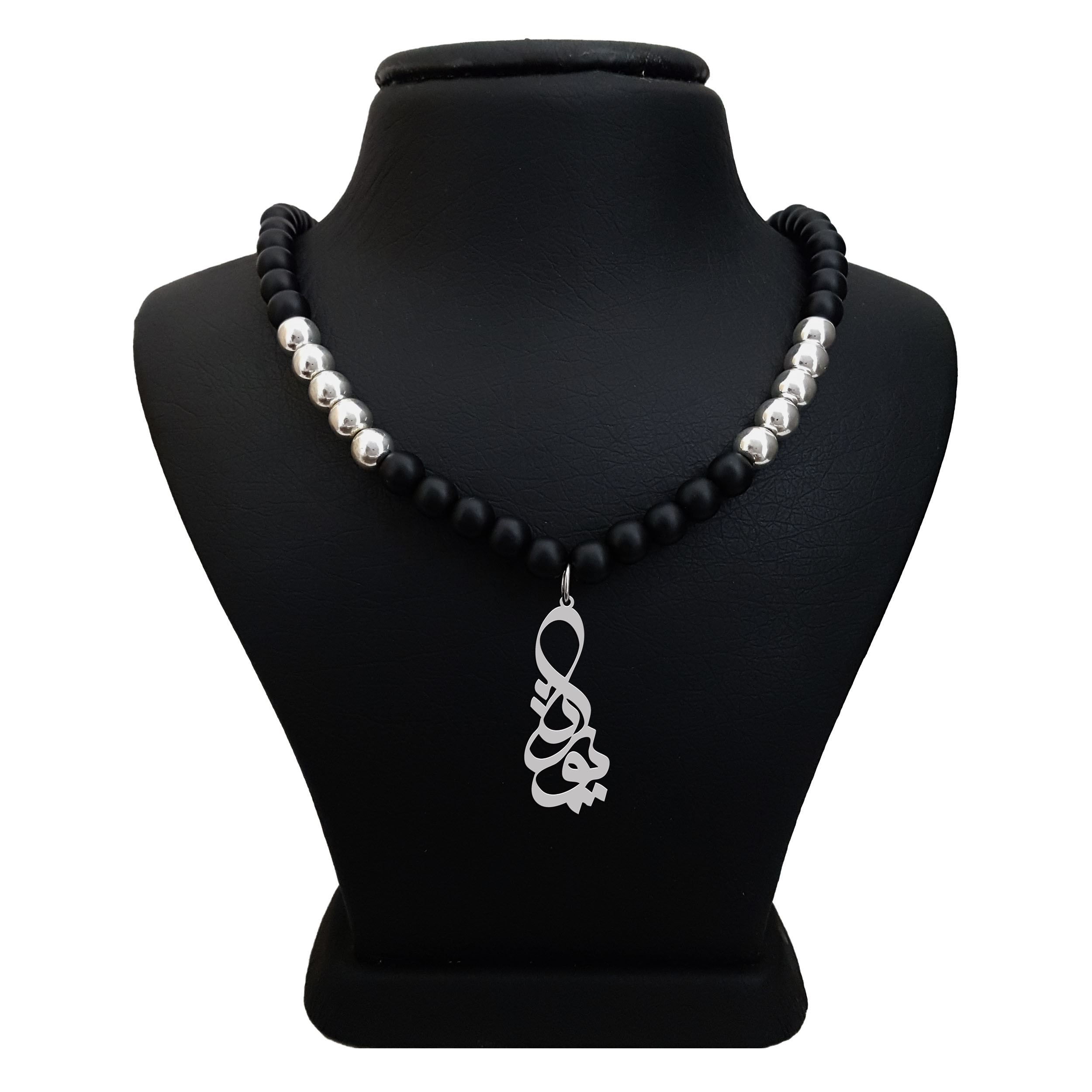 گردنبند نقره مردانه ترمه ۱ مدل پوریا کد ma 1927 گردنبند نقره مردانه ترمه ۱ مدل پوریا کد ma 1927