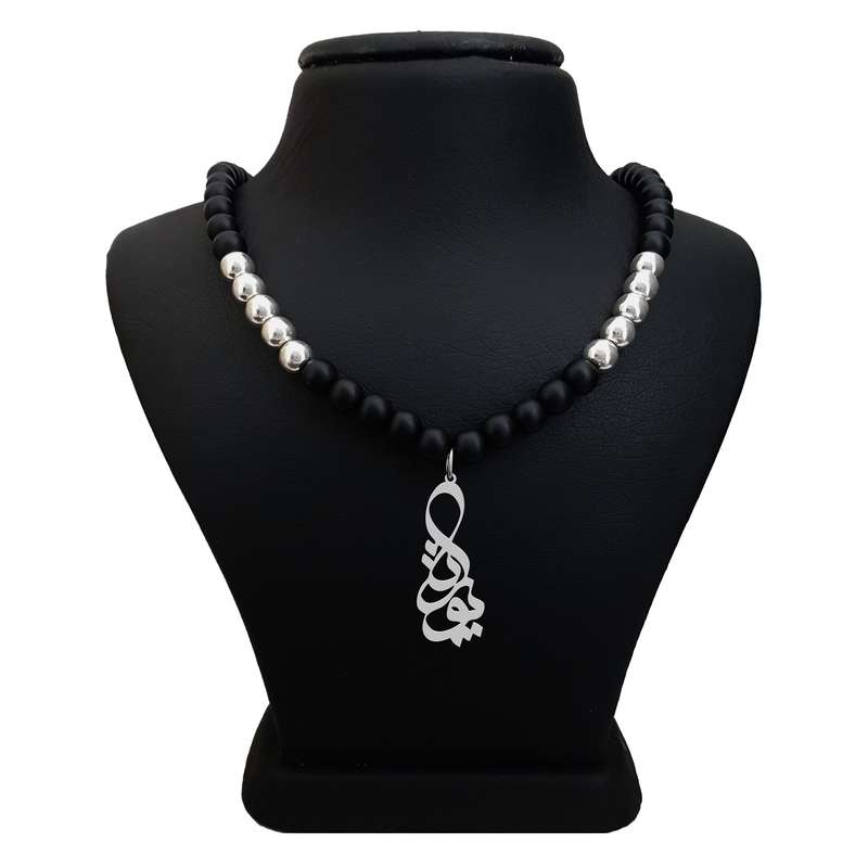 گردنبند نقره مردانه ترمه ۱ مدل پوریا کد ma 1927 گردنبند نقره مردانه ترمه ۱ مدل پوریا کد ma 1927