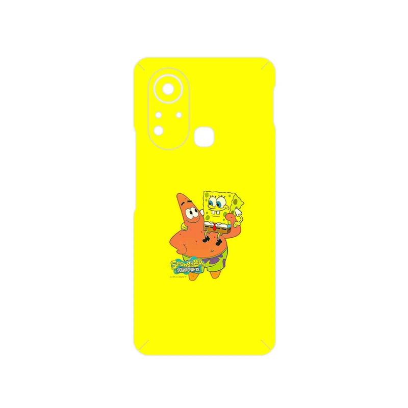 برچسب پوششی ماهوت مدل SpongeBob SquarePants مناسب برای گوشی موبایل اینفینیکس Hot 11s
