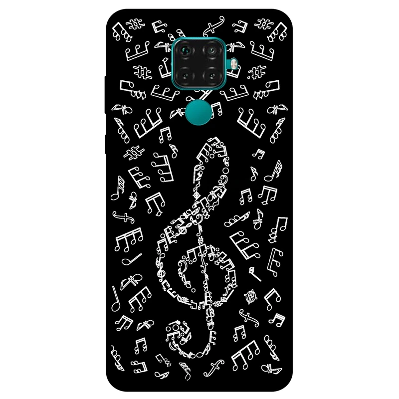 کاور مگافون طرح نوت موسیقی مدل 1370 مناسب برای گوشی موبایل هوآوی Mate 30 Lite / Nova 5i Pro 
