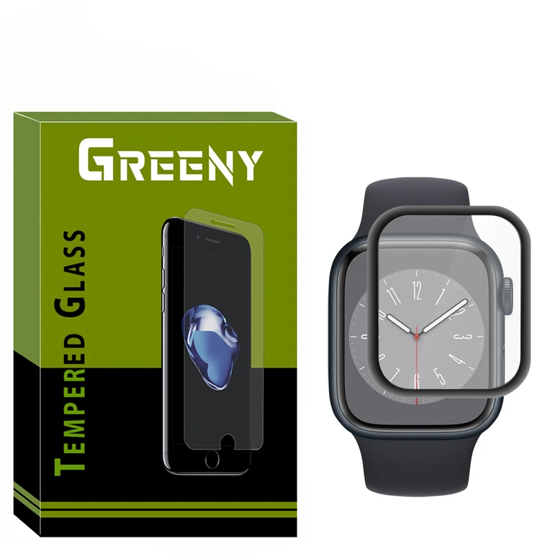 محافظ صفحه نمایش گیرینی مدل GR_07 مناسب برای ساعت هوشمند اپل Apple Watch Series 7 SE Aluminum Case 41mm 