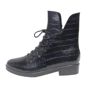 نیم بوت زنانه چرم یاس مدل داریان 006