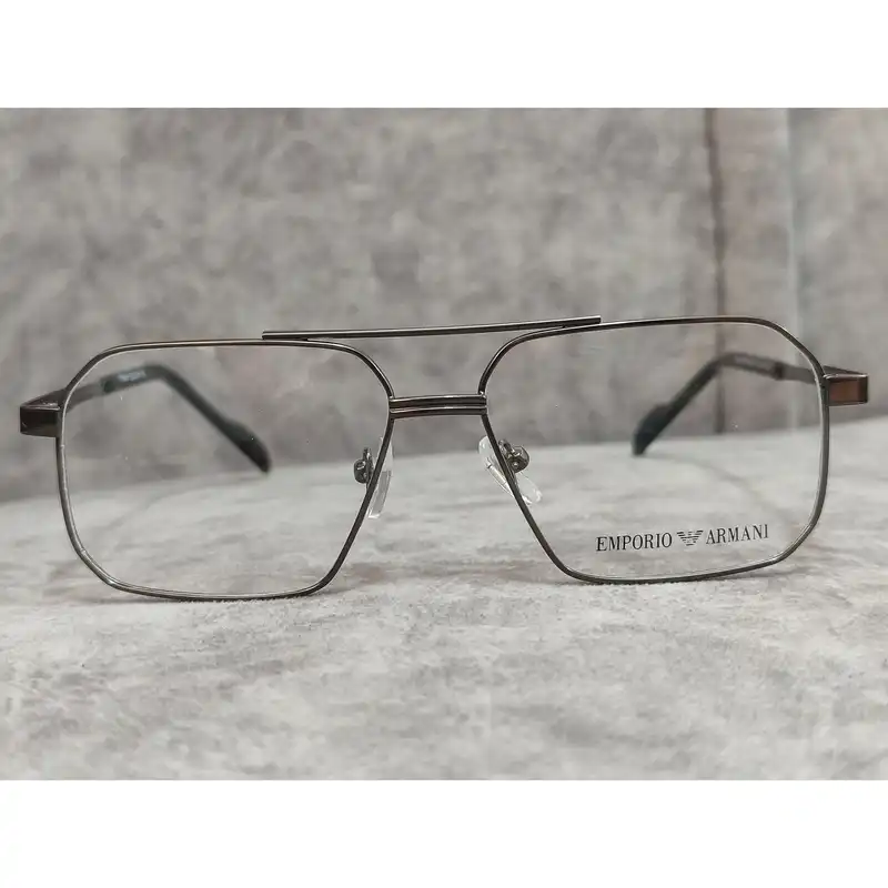 فریم عینک طبی مدل  خلبانی بدنه فلزی دسته فنری کد 0382