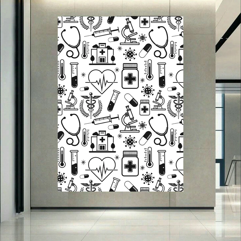 تابلو بوم طرح مخمل دودل مدل پزشکی کد AR3058608