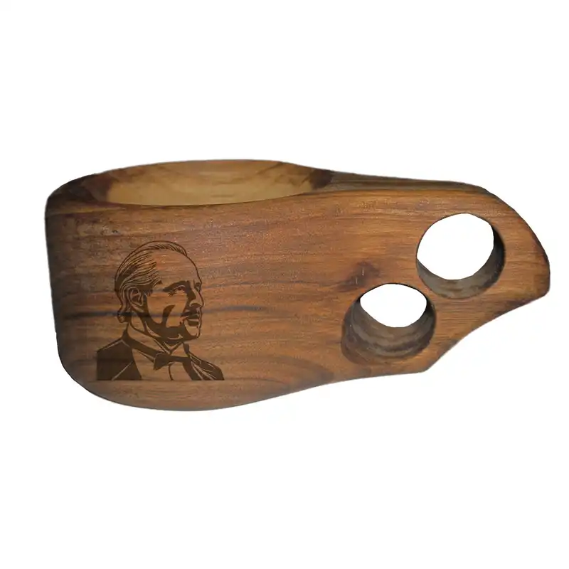 لیوان چوبی مدل گادفادر