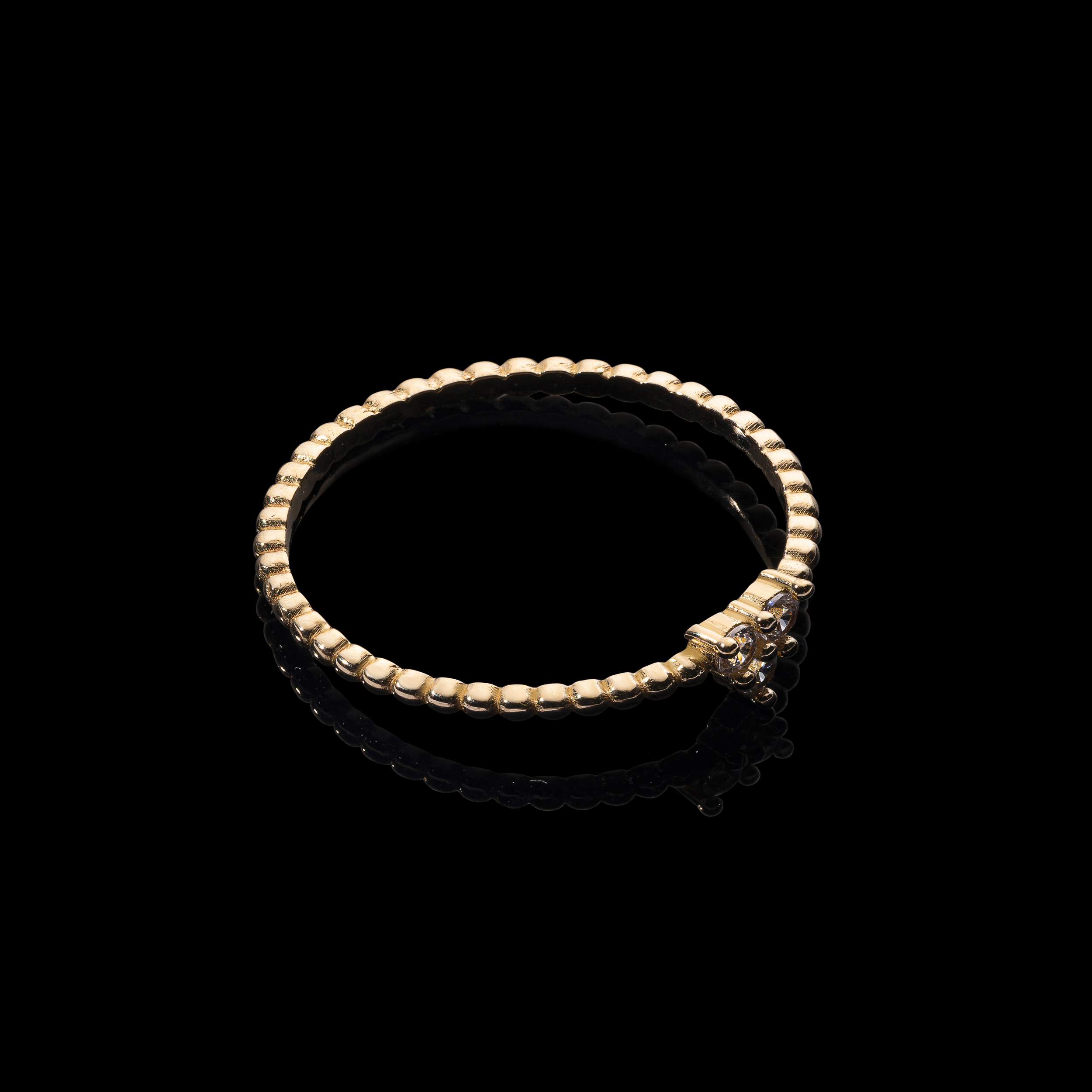انگشتر طلا 18 عیار زنانه جواهری سون مدل 3356 -  - 3