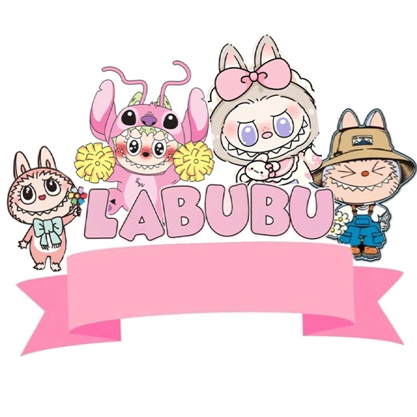 استیکر پارچه و لباس پاد آفرین طرح لبوبو کد 212