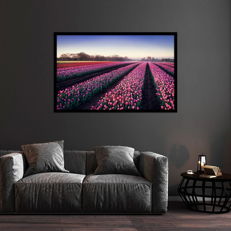 تابلو بکلیت طرح عکس هنری گل مدل B-bu1430