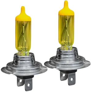 لامپ نور پایین و نور بالا چراغ جلو تک حالته بست یدک مدل Limo.YLW پایه H7 مناسب برای ام جی 550 بسته ۲ عددی