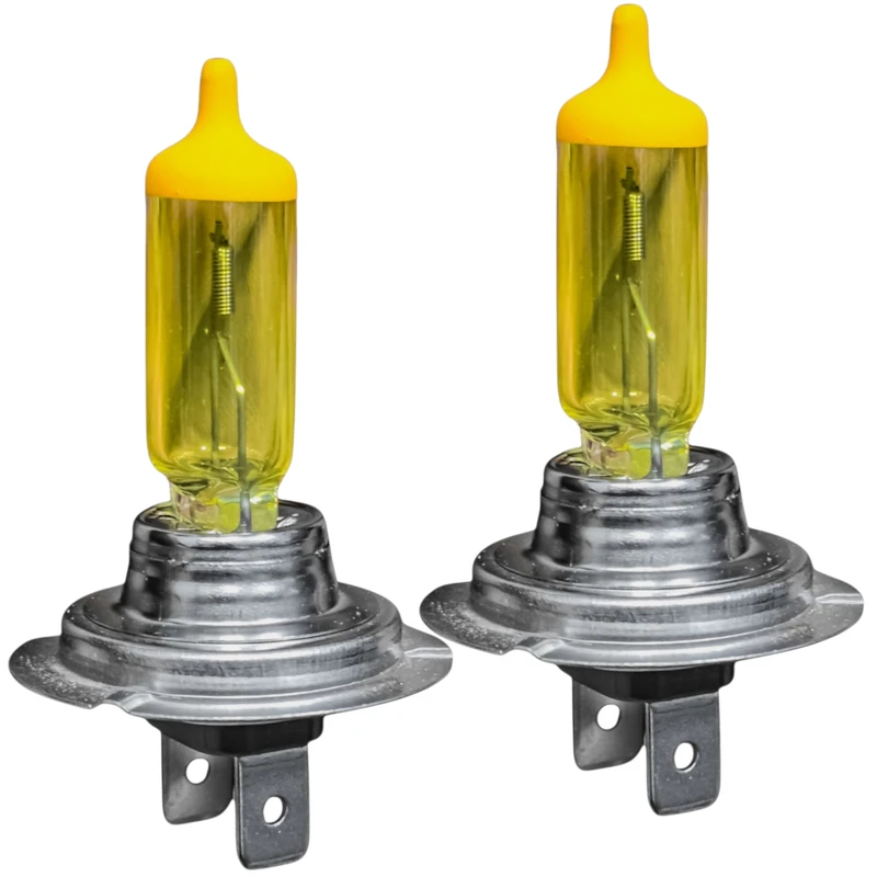 لامپ نور پایین و نور بالا چراغ جلو تک حالته بست یدک مدل Limo.YLW پایه H7 مناسب برای گک (GAC) ترامپچی GA3S بسته ۲ عددی 