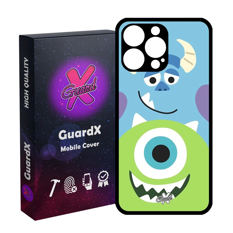 کاور گارد ایکس طرح هیولاها مدل Glass10389 مناسب برای گوشی موبایل اپل iPhone 14 Pro Max