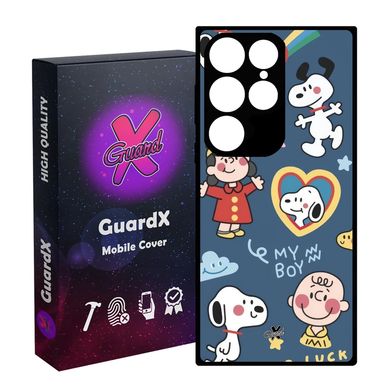 کاور گارد ایکس طرح نقاشی مدل Glass10640 مناسب برای گوشی موبایل سامسونگ Galaxy S24 Ultra