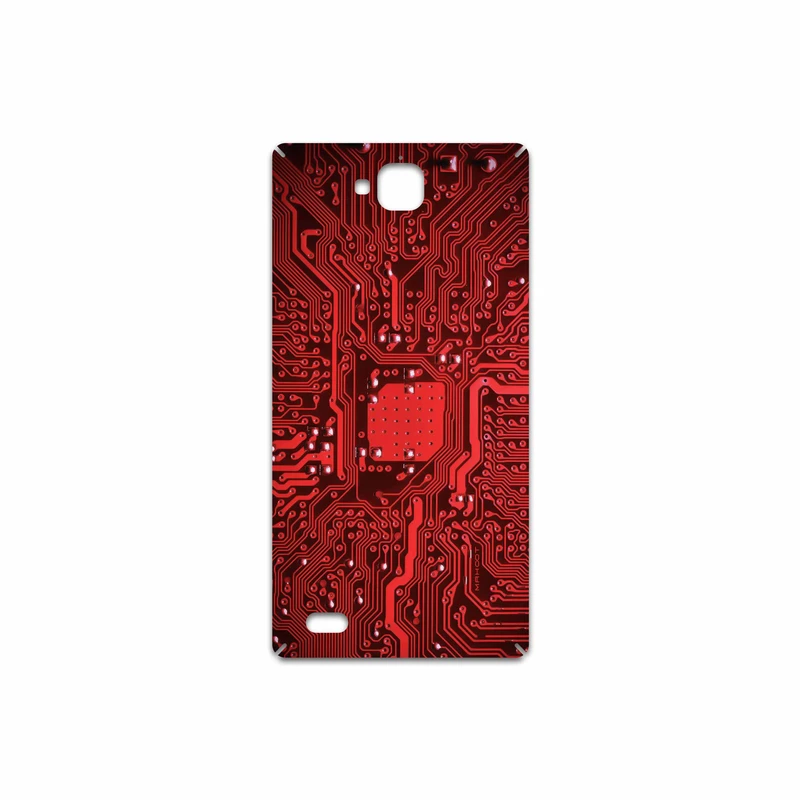 برچسب پوششی ماهوت مدل Red Printed Circuit Board مناسب برای گوشی موبایل آنر 3C