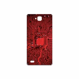 MAHOOT Red Printed Circuit Board Cover Sticker for Honor 3C