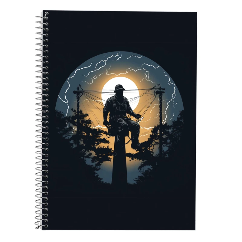 دفتر زبان 50 برگ مدوپد مدل سه خط طرح ChainSaw Man کد DF10974