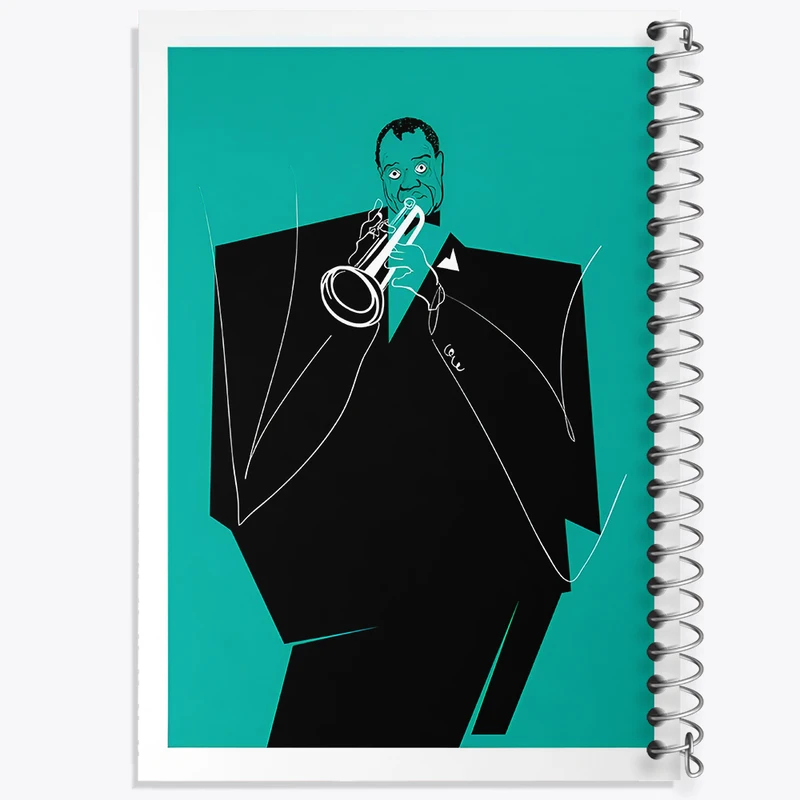 دفتر لیست خرید 50 برگ خندالو طرح نوازنده کد F7403