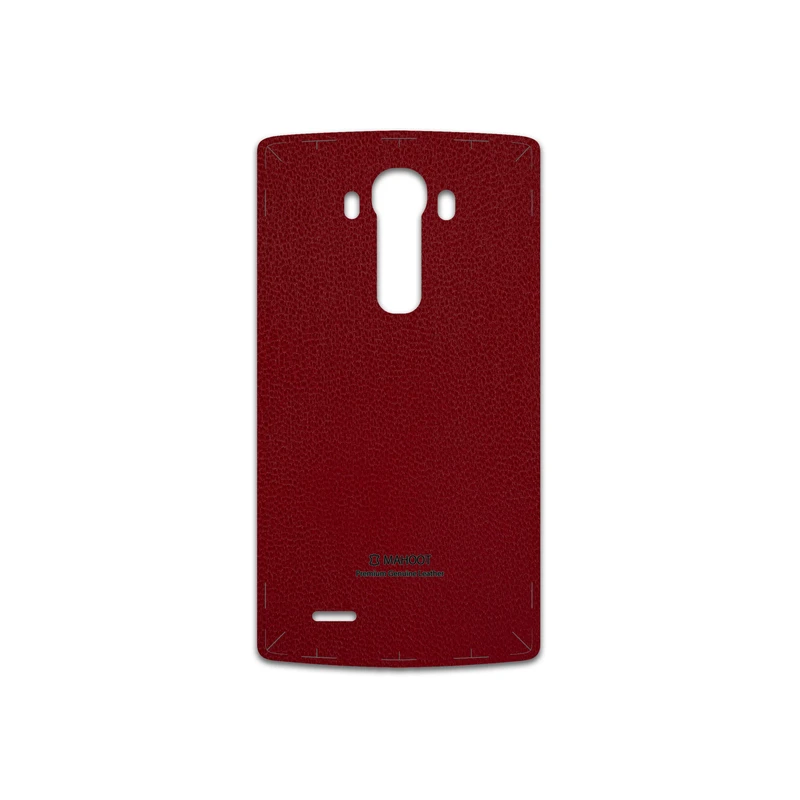 برچسب پوششی ماهوت مدل Red-Leather مناسب برای گوشی موبایل ال جی G4