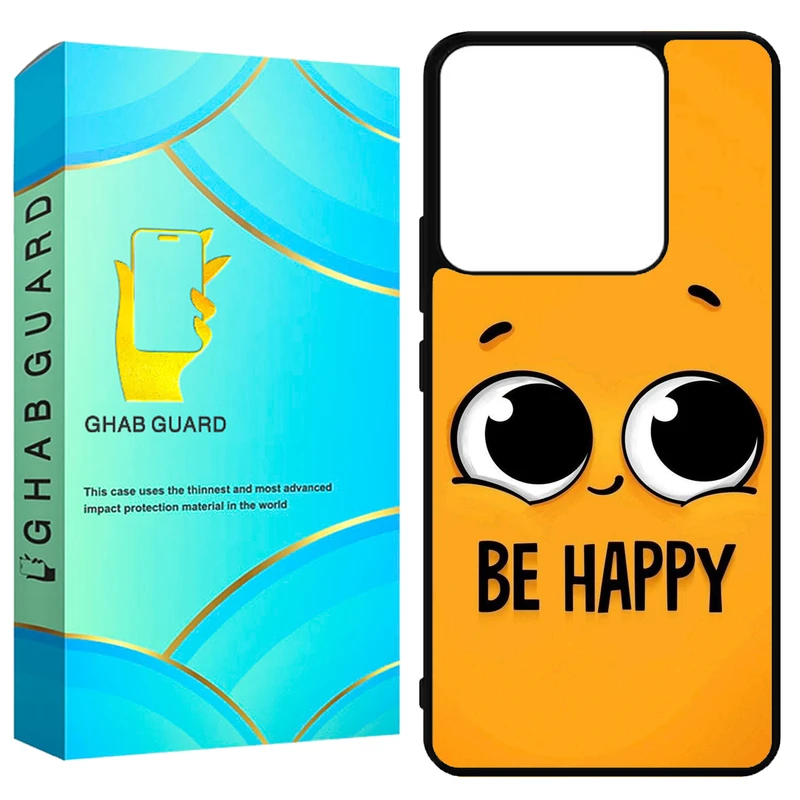 کاور قاب گارد طرح خوشحال مدل GN144 مناسب برای گوشی موبایل شیائومی Redmi Note 14 4G