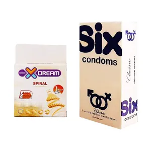 کاندوم سیکس مدل Classic بسته 12 عددی به همراه کاندوم ایکس دریم مدل Spiral بسته 1 عددی