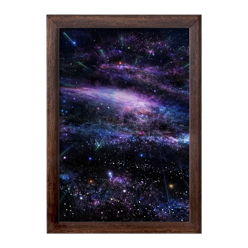 تابلو خندالو طرح کهکشان و سیاره ها کد 25375