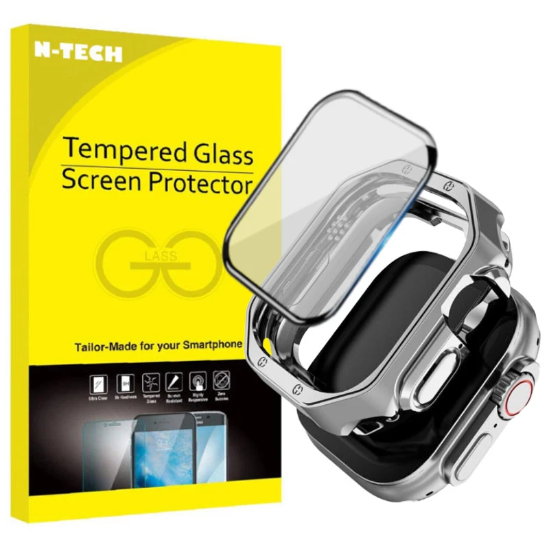 کاور انتک مدل Armour Jelly Cover مناسب برای اپل واچ Ultra 49mm / Ultra 2 49mm به همراه محافظ صفحه نمایش