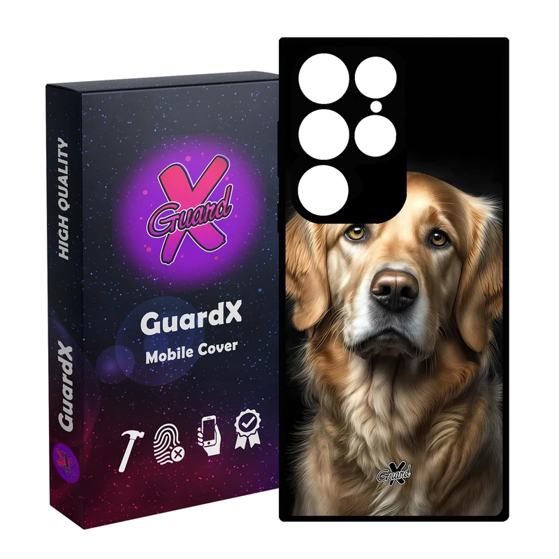 کاور گارد ایکس طرح سگ مدل Glass10607 مناسب برای گوشی موبایل سامسونگ Galaxy S24 Ultra
