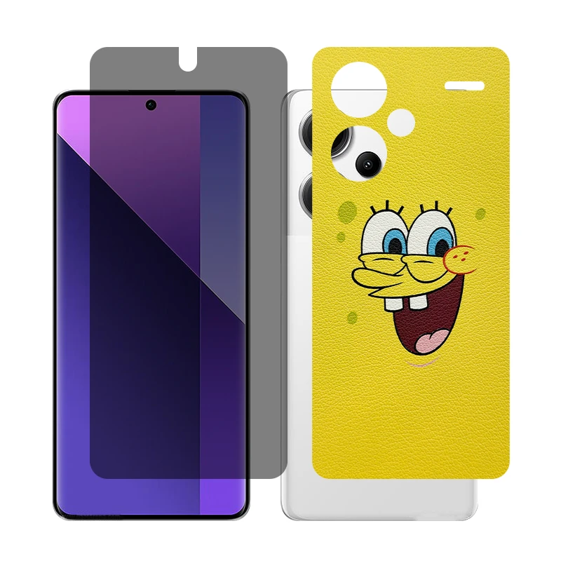 محافظ صفحه نمایش حریم شخصی گلس مدل Together مناسب برای گوشی موبایل شیائومی Redmi Note 13 Pro Plus به همراه برچسب پوششی پشت گوشی