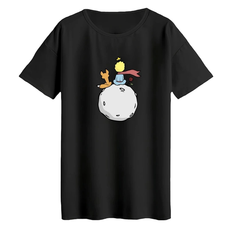 تی‌شرت لانگ آستین کوتاه زنانه مدل شازده کوچولو کد01