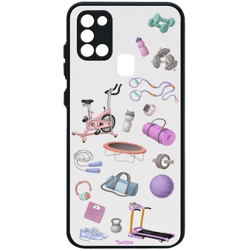 کاور مدل Fitness Black Bumper مناسب برای گوشی موبایل سامسونگ Galaxy A21s
